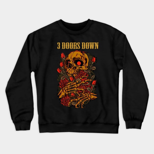 3 DOORS DOWN BAND Crewneck Sweatshirt by Angelic Cyberpunk